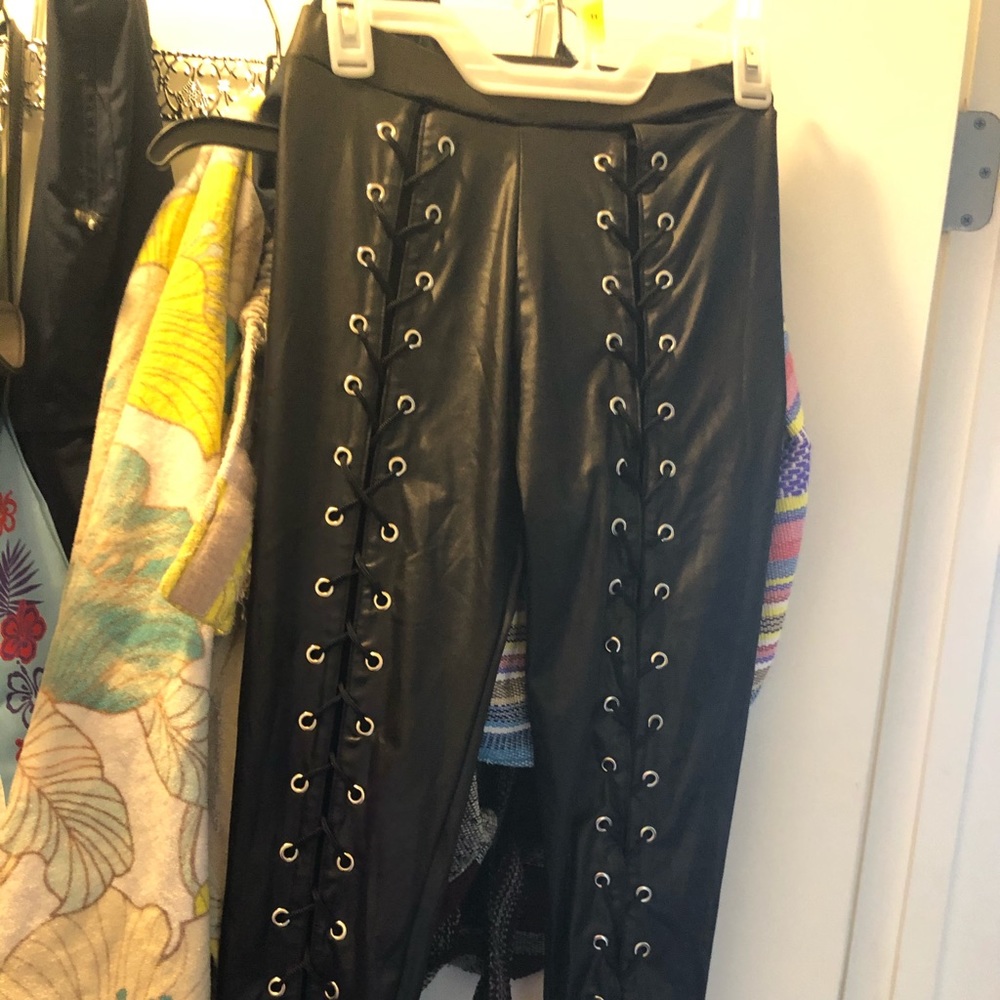 Leather pants